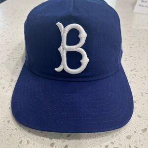 New Era Blue Brooklyn Dodgers Hat with White Logo (Jackie Robinson) day.